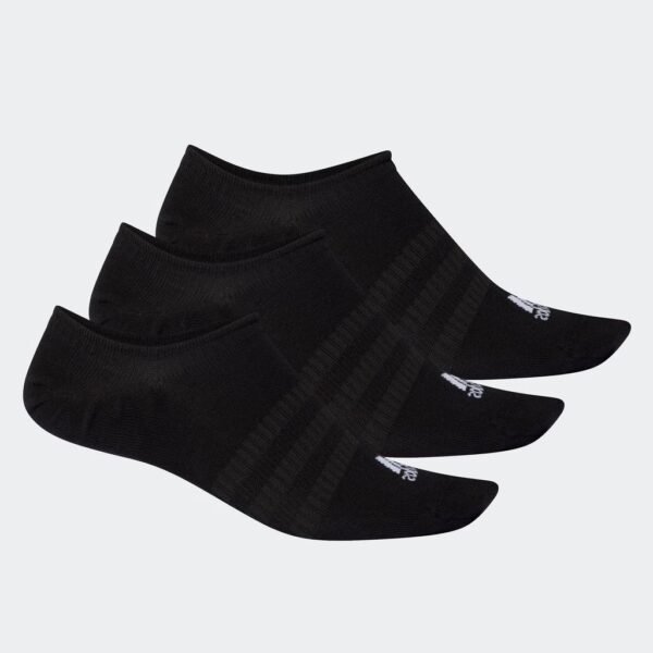 adidas เทรนนิง ถุงเท้าซ่อนขอบ Unisex สีดำ DZ9416 - Image 2