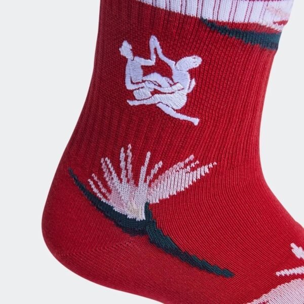adidas ไลฟ์สไตล์ ถุงเท้าความยาวครึ่งแข้ง Thebe Magugu (2 คู่) ผู้หญิง  HK0354 - Image 2