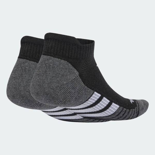 adidas เทรนนิง ถุงเท้าโลว์คัทนุ่มสบาย Performance CLIMACOOL (3 คู่) Unisex สีดำ JC6413 - Image 2