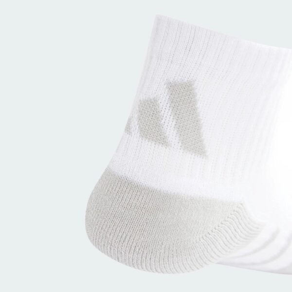 adidas เทรนนิง ถุงเท้ายาวสี่ส่วน Essentials CLIMACOOL (3 คู่) Unisex สีขาว JD9568 - Image 2