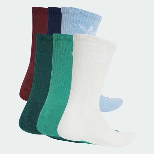 adidas ไลฟ์สไตล์ ถุงเท้าความยาวครึ่งแข้ง Trefoil Cushion (6 คู่) Unisex  JI9504 - Image 2