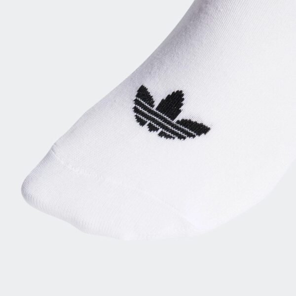 adidas Lifestyle TREFOIL LINER SOCKS - 3 PAIRS Unisex White S20273 - Image 3