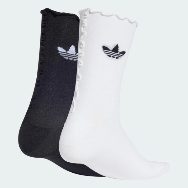 adidas Lifestyle Ruffle Socks 2 Pairs Women  JD5623 - Image 3