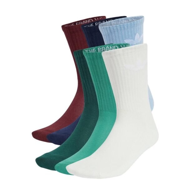 adidas ไลฟ์สไตล์ ถุงเท้าความยาวครึ่งแข้ง Trefoil Cushion (6 คู่) Unisex  JI9504