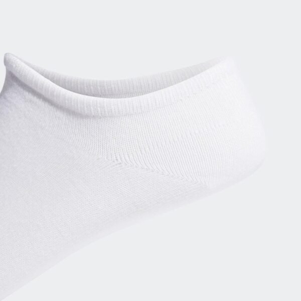 adidas Lifestyle TREFOIL LINER SOCKS - 3 PAIRS Unisex White S20273 - Image 2