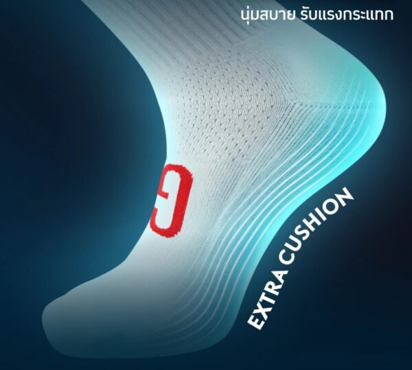 GQ SMELLBLOCK™ Sock Every Day Crew Collection ถุงเท้าบล็อกกลิ่น ลดกลิ่นเท้าเหม็น ถุงเท้าครึ่งแข้ง รุ่นอเวรี่เดย์คอลเลกชัน - Image 3