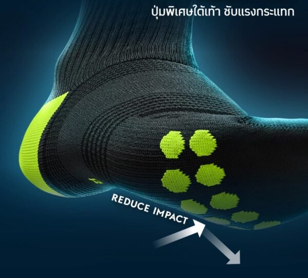 GQ SMELLBLOCK™ Sock Sport Day Collection ถุงเท้าบล็อกกลิ่น ลดกลิ่นเท้าเหม็น ถุงเท้าออกกำลังกาย รุ่นสปอร์ตเดย์คอลเลกชัน - Image 2