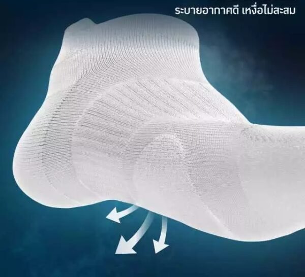 GQ SMELLBLOCK™ Sock Every Day No Show Collection ถุงเท้าบล็อกกลิ่น ลดกลิ่นเท้าเหม็น ถุงเท้าข้อสั้น รุ่นอเวรี่เดย์ - Image 2